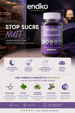 🌙 Gummies Stop Sucre Nuit – Pour des soirées paisibles sans sucre